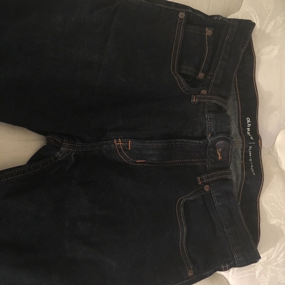 Dark dark blue jeans